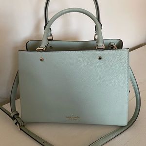kate spade mint green crossbody/satchel
